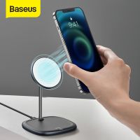 Беспроводное ЗУ Baseus Swan Magnetic Desktop Bracket 15W WXSW 2.0A Black