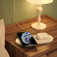 Беспроводное ЗУ Borofone BQ7 2 устройства по 10W White