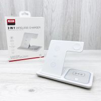 Беспроводное ЗУ XO WX023 3 в 1 White