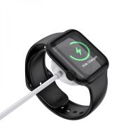 Беспроводное зарядное устройство Borofone BQ13 для Apple Watch (iWatch 1-8, SE/SE2/Ultra) магнитное белое