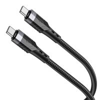 Кабель Borofone BU35 Type-C to Type-C PD 60W 1.2m черный