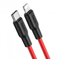 Кабель Hoco X21 Plus Type-C to Lightning PD 1m черно-красный