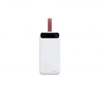 Повербанк Remax Proda PD-P97 Leading series (50000 mAh / Out: 2USB 5V/2A / In: Type-C, micro-USB 5V/2A ) с LED Дисплеем и фонариком, Белый