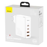 Сетевое Зарядное Устройство Baseus GaN2 Pro Quick Charger 2C+2U 100W CCGAN2P-L Белый , 02