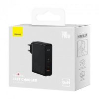 Сетевое Зарядное Устройство Baseus GaN5 PRO 140W+Cable Type-C to Type-C 240W CCGP1002 Черный , 01