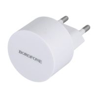 Сетевое Зарядное Устройство Borofone BA23A 2USB 2.4A Белый