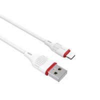 Кабель Borofone BX17 USB to Lightning 2.4A 1m  Белый