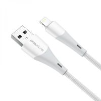 USB Borofone BX60 Superior  Lightning 2.4A Белый