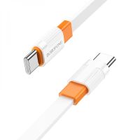 Кабель Borofone BX89 Union 60W Type-C to Type-C Бело-оранжевый