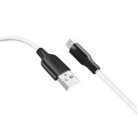 USB Ridea RC-M114 Soft Silico Micro 3A Бело-Чёрный
