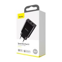 Зарядное устройство Baseus 2 USB 10.5W 2A CCFS-R Black