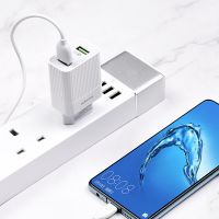 Зарядное устройство Borofone BA39A QC3.0 Type-C 2USB 18W White