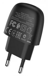 Зарядное устройство Borofone BA49A Lightning 2,1A Black