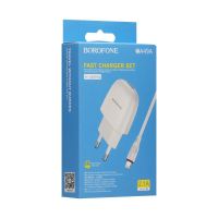 Зарядное устройство Borofone BA49A Lightning 2,1A White