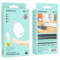 Зарядное устройство Borofone BA61A Type-C to Lightning 5V 2,1A 10.5W White