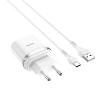 Зарядное устройство Hoco C12Q QC3.0 18W + Type-C Cable White Зарядное устройство Hoco C12Q QC3.0 18W + Type-C Cable White