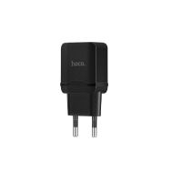 Зарядное устройство Hoco C22A little superior (1USB/ 2.4A) + Cable iPhone Lightning Black