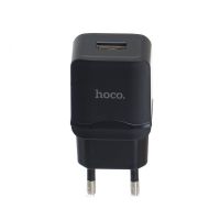 Зарядное устройство Hoco C27A (1USB/ 2.4A) Black