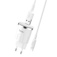 Зарядное устройство Hoco C37A Lightning White