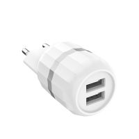 Зарядное устройство Hoco C41A Wisdom (2USB/ 2.4A) + Cable Micro USB White