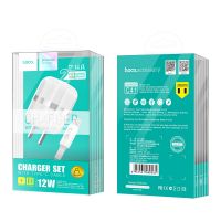 Зарядное устройство Hoco C41A Wisdom (2USB/ 2.4A) + Cable Type-C White