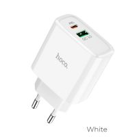 Зарядное устройство Hoco C57A PD + QC3.0 White