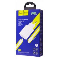 Зарядное устройство Hoco N14 PD20W + кабель Type-C to Lightning White