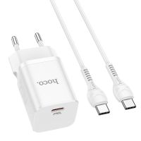 Зарядное устройство Hoco N19 Rigorous PD25W Type-C to Type-C White