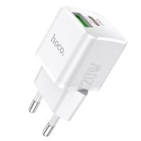 Зарядное устройство Hoco N20 PD+QC3.0 (1USB/ 3.0A) 20W White