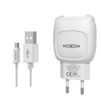 Зарядное устройство Moxom KH-69 2.1A 2USB + Cable microUSB White Зарядное устройство Moxom KH-69 2.1A 2USB + Cable microUSB White