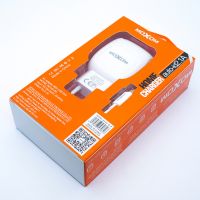Зарядное устройство Moxom KH-69 2.1A 2USB + Cable microUSB White