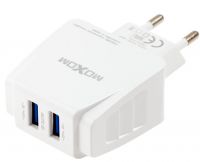 Зарядное устройство Moxom MX-HC03 2.4A 2USB + Cable Lightning White