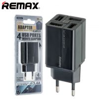 Зарядное устройство Remax RP-U43 4 USB 3.4A Black