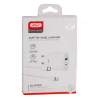 Зарядное устройство XO L81A EU PD20W+QC3.0 Type-C to Lightning 2USB 18W White