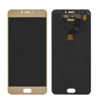 Дисплей (LCD) Meizu X с сенсором золотой