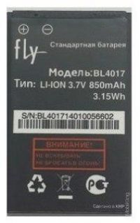 Батарея для Fly BL4017 (DS125) /Original PRC/ 12 мес. гарантии Батарея для Fly BL4017 (DS125) /Original PRC/ 12 мес. гарантии