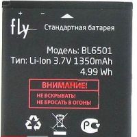 Батарея для Fly (BL6501) iQ280 /Original PRC/ 12 мес. гарантии Батарея для Fly (BL6501) iQ280 /Original PRC/ 12 мес. гарантии