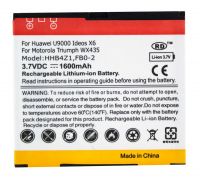 Батарея PowerPlant Huawei ideos X6, U9000, X6, Ascend X, Motorola Triumph WX435 (HHB4Z1) 1600 mAh Батарея PowerPlant Huawei ideos X6, U9000, X6, Ascend X, Motorola Triumph WX435 (HHB4Z1) 1600 mAh