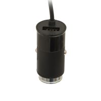 Автомобильное ЗУ Hoco Z17 + USB Cable Type-C Black (2.4A)