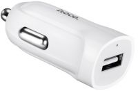 Автомобильное ЗУ Hoco Z2 White + USB - Lightning  (1.5A)