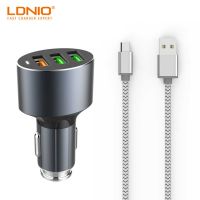 Автомобильное ЗУ LDNIO DL-C12 1USB 5V 2.1A + Cable Lightning White