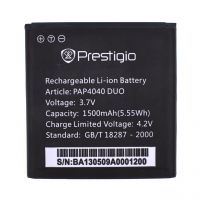 Батарея для Prestigio PAP4040 /Original PRC/ 12 мес. гарантии, 1500 mAh