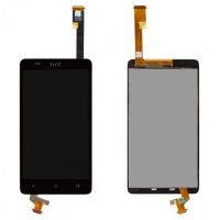 Дисплей (LCD) HTC 400 Desire Dual Sim/ T528w One SU с сенсором чёрный