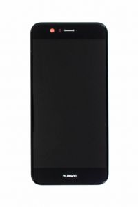Дисплей (LCD) Huawei Nova 2 (PIC-L29) 2017 с сенсором чёрный + рамка