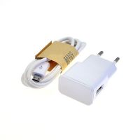 Зарядное устройство 1.5-2A Samsung / Lenovo / Meizu / Fly / Prestigio / ASUS и др. (1 USB-выход, 1 microUSB Cable, white)