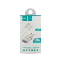 Зарядное устройство Hoco C11 White 1USB (1A)