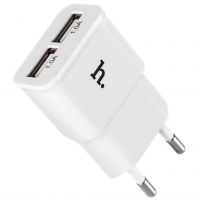 Зарядное устройство Hoco UH202 Smart 2USB  White (2.1A)